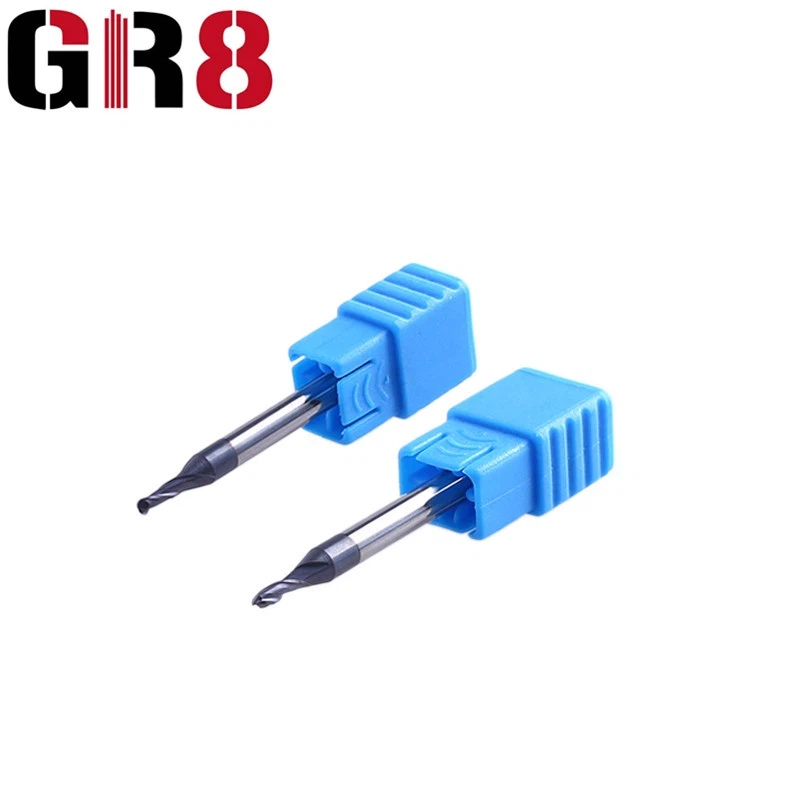 Кінцева фреза мікродіаметра з двома канавками